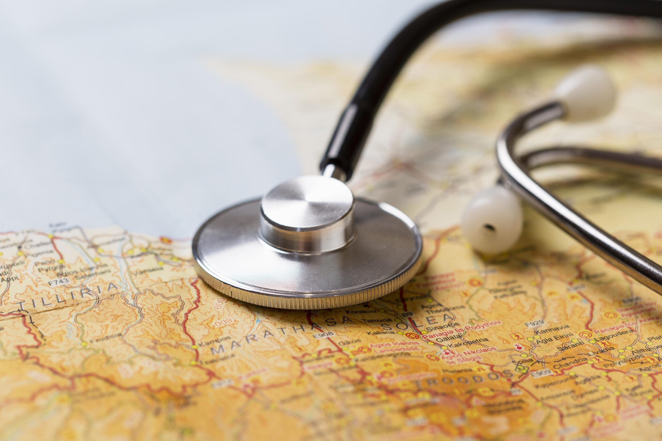 high-angle-stethoscope-map